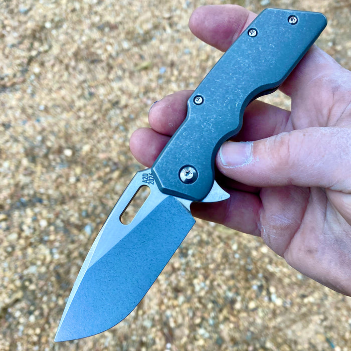 GEN4 Mark 1 Medium - Slim, Contoured Plain Jane - Drop Point