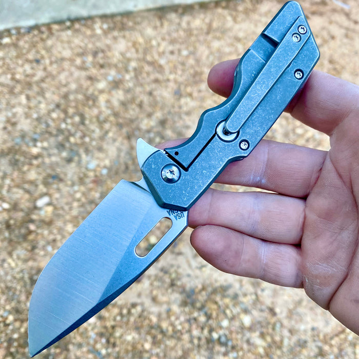 GEN4 Mark 1 Medium - Slim, Contoured Plain Jane - Drop Point