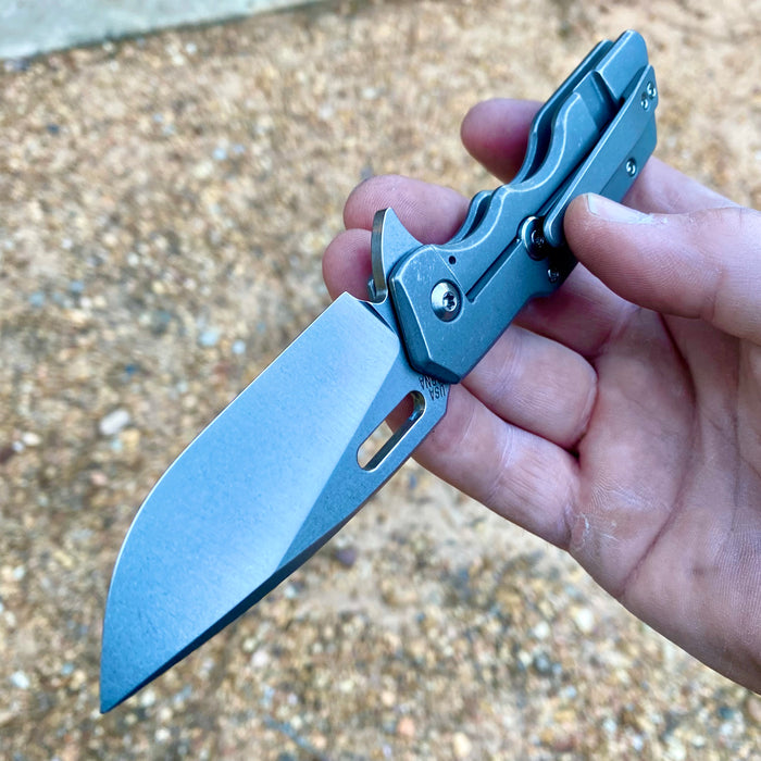 GEN4 Mark 1 Medium - Slim, Contoured Plain Jane - Drop Point