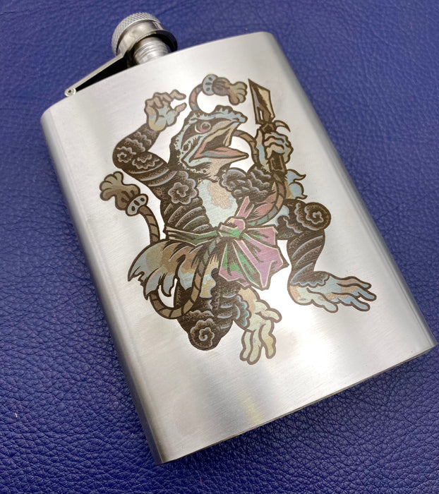 Ronin Frog Stainless Steel Flask