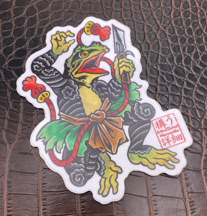 Ronin Frog Sticker